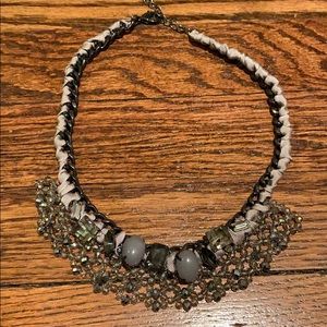 Beaded statement necklace